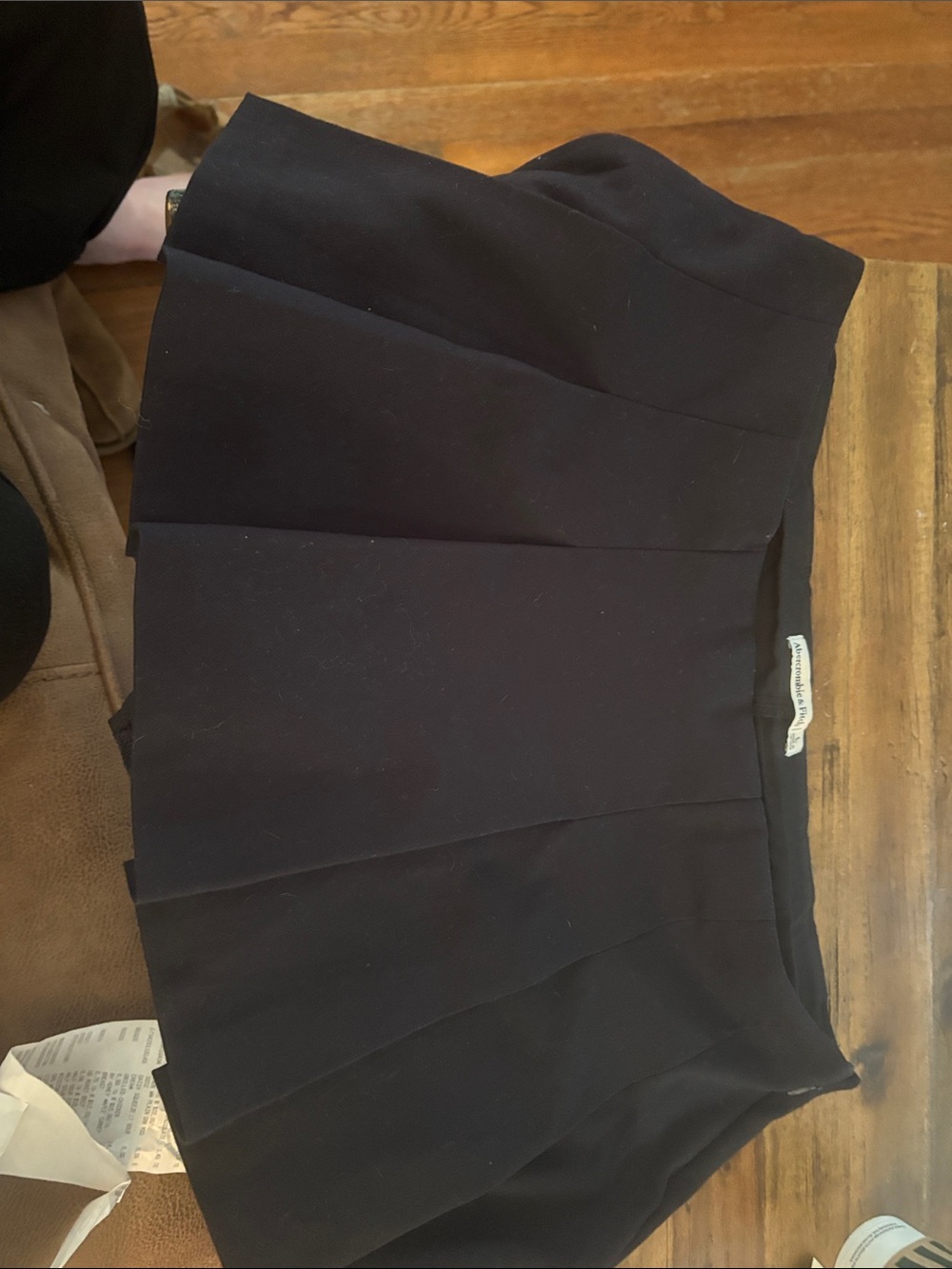Abercrombie & Fitch Black Circle Skater Mini Skirt